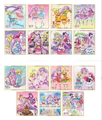 프리파라 한국 10주년 팝업 색지 15장 컴플리트 세트