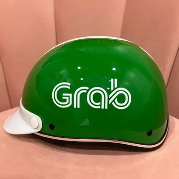 [ 미사용 새상품 ] grab 바이크 택시 헬멧