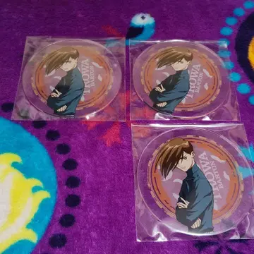 건담W 트로와 버튼 아크릴 코스터 3점