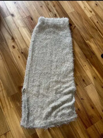 메디엄 프린지 맥시 스커트