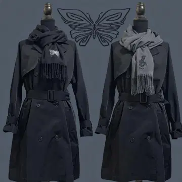 gibous 기보스 BUTTERFLY TRENCH COAT 완판템 M