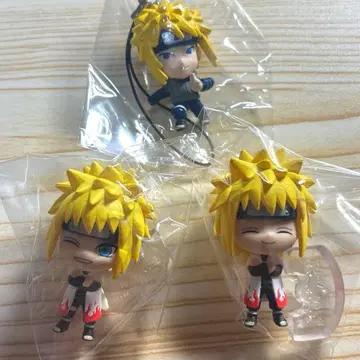 NARUTO 나루토 나미카제 미나토 피규어 스트랩 3종 세트