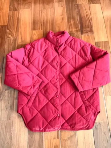 JOHNBULL 퀼팅 자켓 빨간색