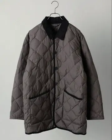 [ TAION ] 다운 스텐칼라 코트 다크 그레이 남성용 XL 사이즈