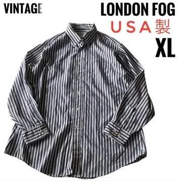 런던포그 스트라이프 셔츠 USA vintage XL