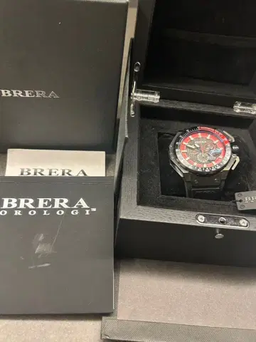미사용 BRERA 브레라 오로로지 손목시계 그랑투리스모 쿼츠