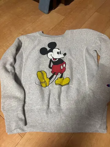 Champion 미키마우스 트레이닝복 XS 그레이 BEAMSBOY