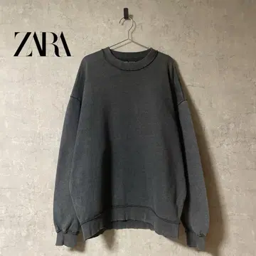 자라 데미지 맨투맨 트레이닝복