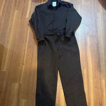 mr gentleman 울 트위드 점프수트