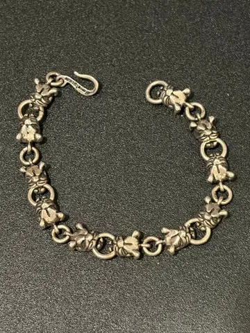 로얄오더 미니 피트불 팔찌 SV925 실버 남성용