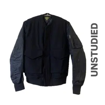 UNSTUDIED niko and - MA-1 플라이트 자켓 네이비
