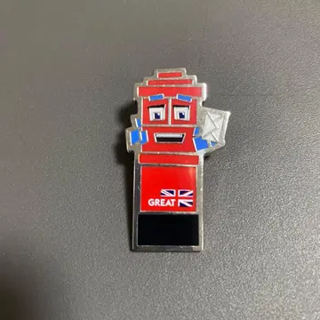 오사카 엑스포 영국관 UK관 우체통 핀 배지