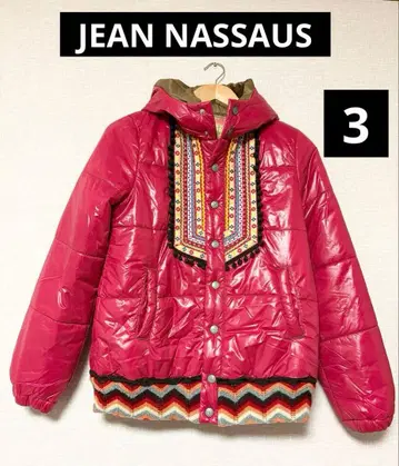 미사용 새상품 JEAN NASSAUS 지은나쏘즈 패딩 자켓 3 레드