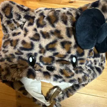 레오파드 무늬 캐릭터 모자 USJ