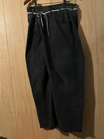 [ edition별주] MAISON EUREKA 다크 그레이 와이드 데님