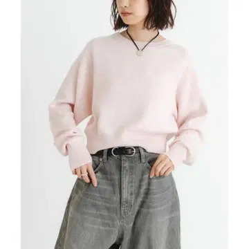 URBAN RESEARCH 캐시미어 크루넥 니트