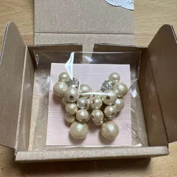 코튼 펄 귀걸이