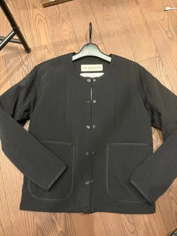 THE SHINZONE 블랙 노카라 자켓/34