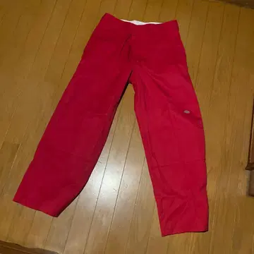 Dickies 루즈핏 빨간색 팬츠