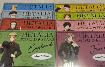 헤타리아 월드 스타즈 블랙 포멀 엽서