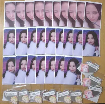 NiziU 해피 드로우 마코 스티커 포토 카드 컴프 세트