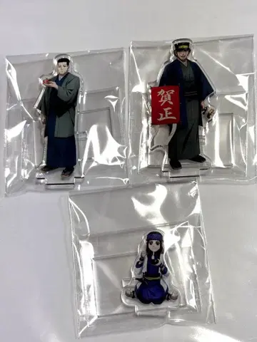 골든 카무이 오세치 아크릴 스탠드 3체 세트