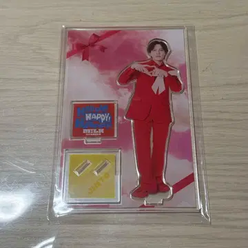 요시다 진토 아크릴 스탠드 하하 해피 빨간색 의상