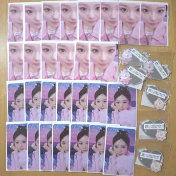 NiziU 해피 드로우 리오 스티커 포토 카드 컴프 세트