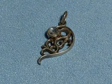 아쿠아 실버 펜던트 탑