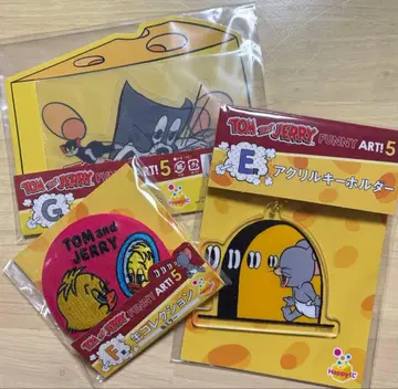 톰과 제리 제일복권 아크릴 키링 씰 세트 캔 거울