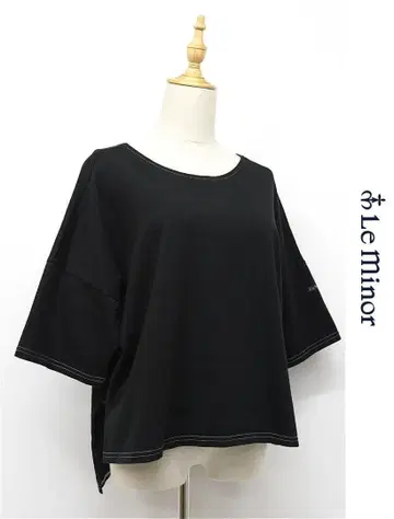 F467/새상품급 프랑스제 LEMINOR 바스크 셔츠 블랙 보더 1