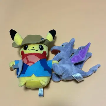 포켓몬 화석 박물관 봉제 인형 발굴 피카츄