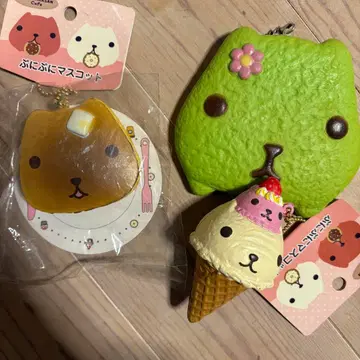스퀴즈 카피바라 씨 팬케이크 아이스크림 쿠키 마스코트