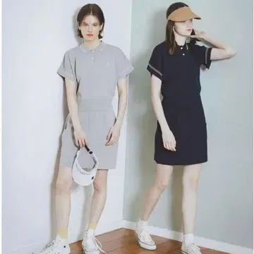 PINUE 피누에 폴로 칼라 니트 세트업 M/네이비