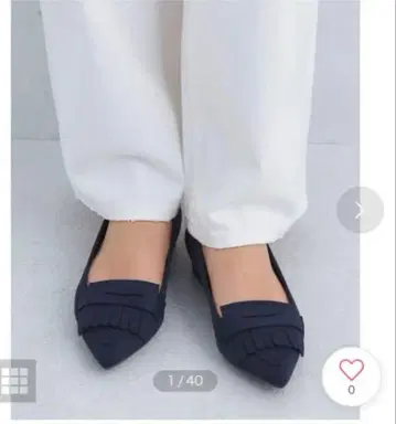 유나이티드 애로우즈 그린 라벨 릴랙싱 플랫슈즈 23.5cm