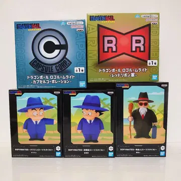 드래곤볼 SOFVIMATES 피규어 로고 룸 라이트 5종 세트