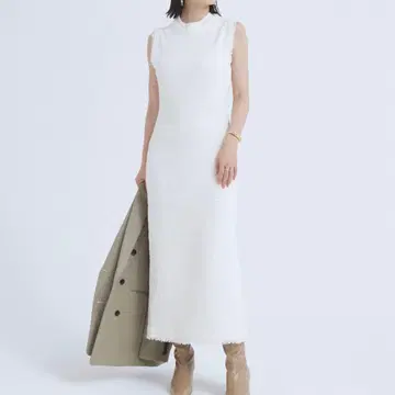 아뉴앙스 플래그얀 트위드 니트 원피스 S