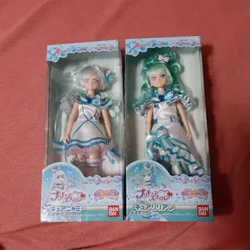 새상품급 2세트 프리큐어 스타일 큐어 리리안 & 큐어 니아미 인형
