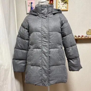 컨디션 최상 슈라루 다운 코트 그레이 계열