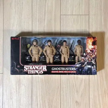 스트레인저 씽즈 고스트버스터즈 피규어 4체 세트