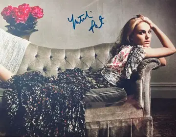 나탈리 포트만 친필 사인 사진 스타 워즈 레온 ix6