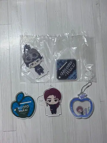 HILOTO WAKAI 아크릴 키링 4개 세트