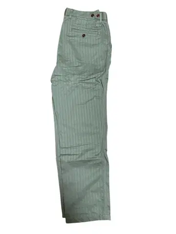 라코스테 그린 스트라이프 워크 팬츠