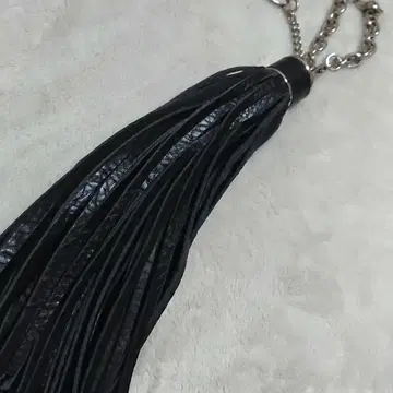 SAZABY 사자비 태슬 실버 체인은 레어합니다