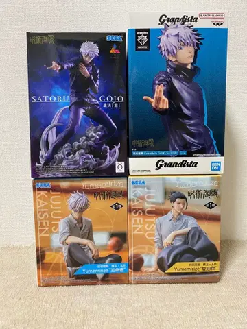 주술회전 피규어 묶음 판매 4개 세트