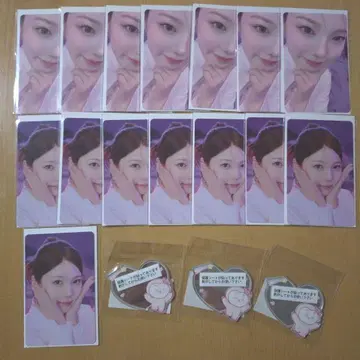 NiziU 해피 드로우 아야카 스티커 포토 카드 세트