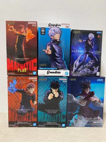 주술회전 피규어 묶음 판매 6개 세트