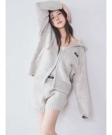 스나이델 SNIDEL snidel 로빙 니트 후디