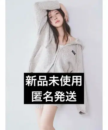 스나이델 SNIDEL snidel 로빙 니트 후디 니트