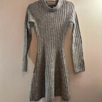 h&m 울 혼방 리브 니트 원피스